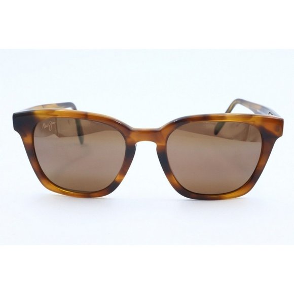 Maui Jim Shave Ice MJ 533-10 Square Tortoise Polarized Sunglasses Brown Lenses - Picture 2 of 5